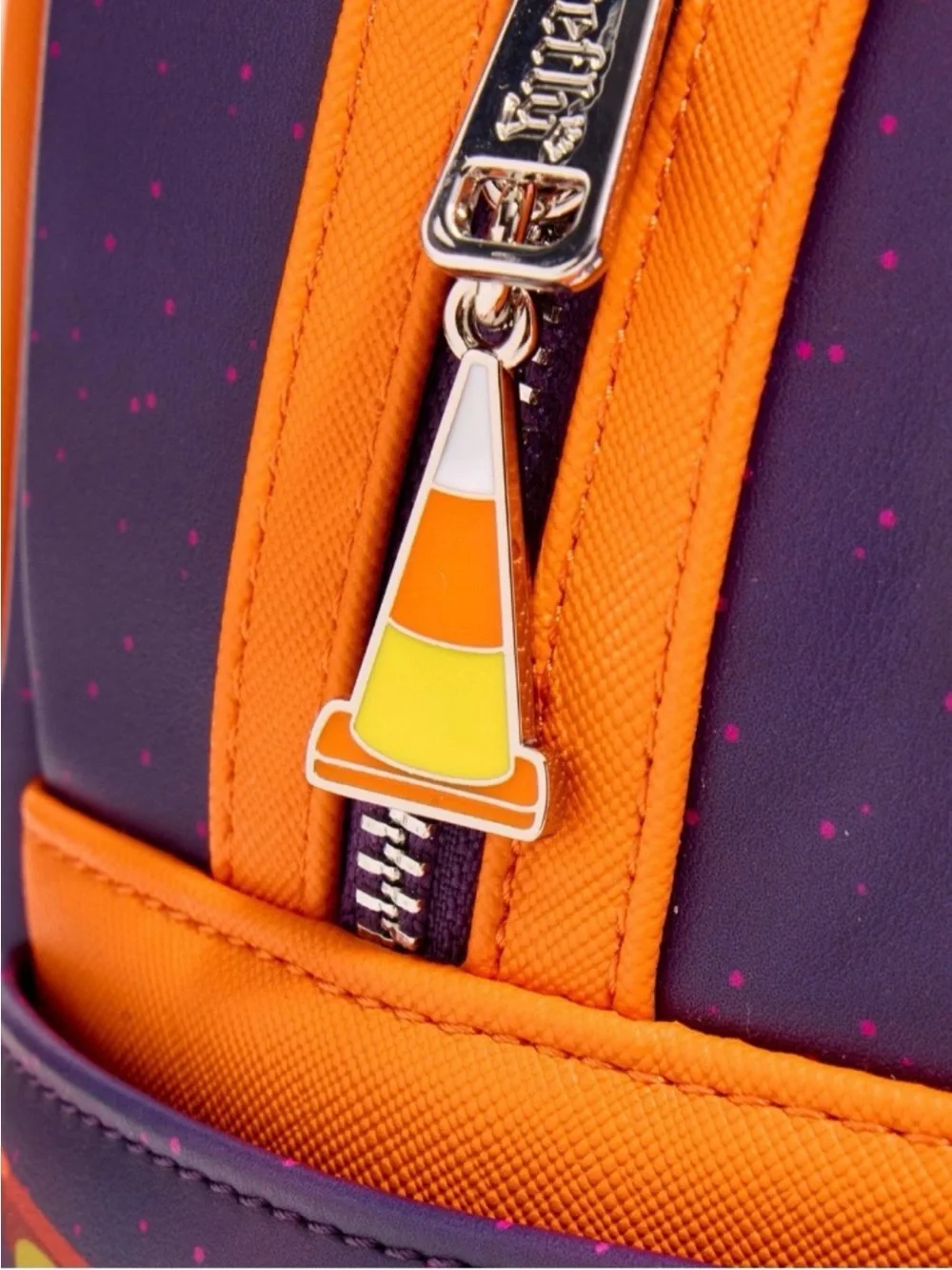 Loungefly Lightning McQueen Halloween Mini Backpack - Red, Purple, Orange, Pink - Picture 4 of 7